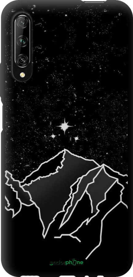 TPU чехол Минималистический горный пейзаж для Huawei P Smart Pro - 6438b-1906 изображение 