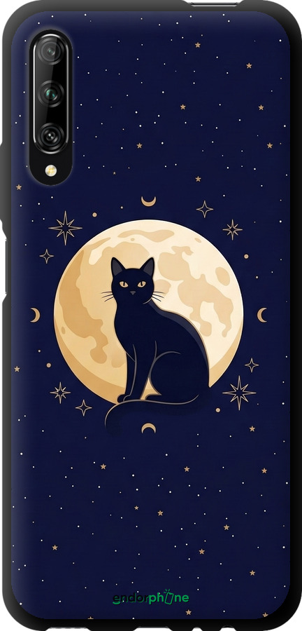 TPU чехол Cute Cat Celestial/Witchy для Huawei P Smart Pro - 6787b-1906 изображение 