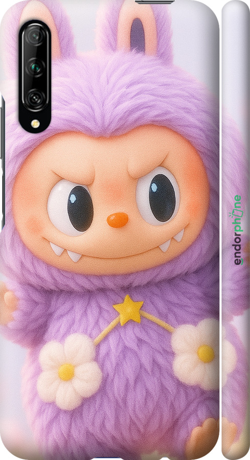 3D пластиковий матовий чехол Лабубу для Huawei P Smart Pro - 6708m-1906 изображение 