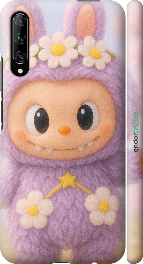 3D пластиковий матовий чехол Лабубу 1 для Huawei P Smart Pro - 6709m-1906 изображение 