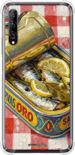 Силикон с усиленными углами чехол Vintage Sardine Tin Phone для Huawei P Smart Pro - 6772sp-1906 изображение 