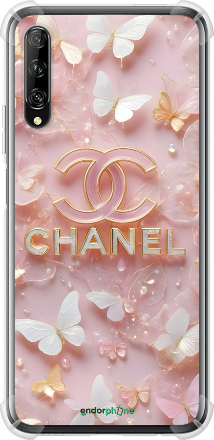 Силіконовий протиударний с посиленими кутами чехол Шанель для Huawei P Smart Pro - 6366sp-1906 изображение 