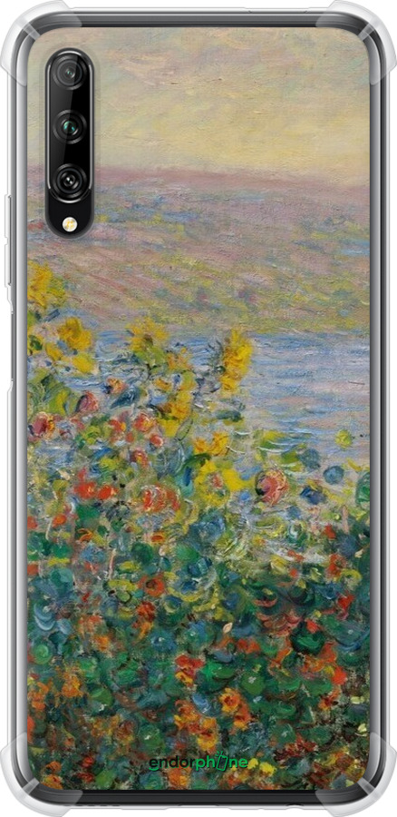 Силикон с усиленными углами чехол Пейзаж для Huawei P Smart Pro - 6445sp-1906 изображение 