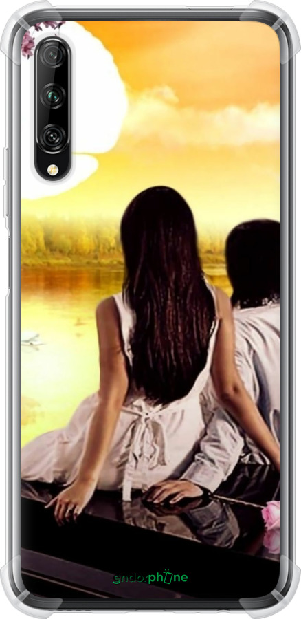 Силикон с усиленными углами чехол Sunset для Huawei P Smart Pro - 6607sp-1906 изображение 