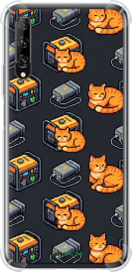 Силикон с усиленными углами чехол Autonomous Zone для Huawei P Smart Pro - 6771sp-1906 изображение 