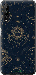 2D пластиковый чехол 'Celestial Harmony: Sun & Moon Gold Mystic Pattern' для Huawei P Smart Pro изображение 10