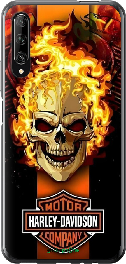 2D пластиковый чехол Харлей девидсон для Huawei P Smart Pro - 6370t-1906 изображение 