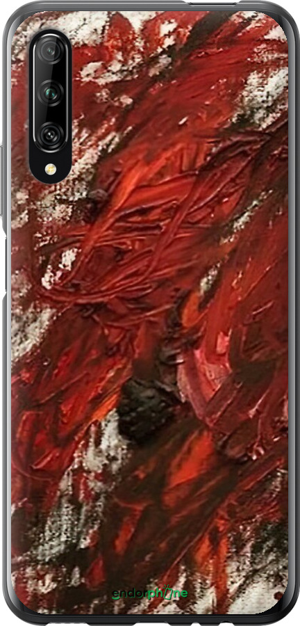 2D пластиковый чехол Абстрактная композиция в красных тонах для Huawei P Smart Pro - 6541t-1906 изображение 