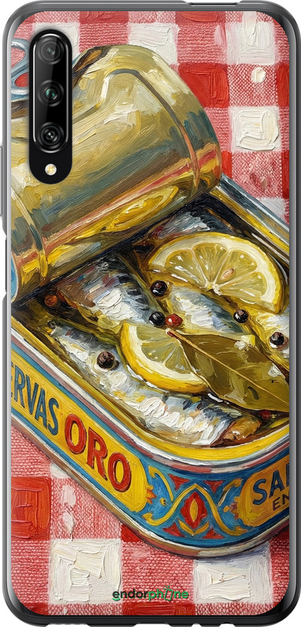 2D пластиковый чехол Vintage Sardine Tin Phone для Huawei P Smart Pro - 6772t-1906 изображение 