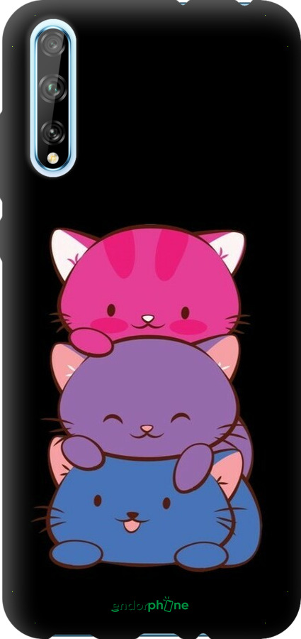 TPU чехол Милі котятка для Huawei P Smart S - 6518b-1813 изображение 