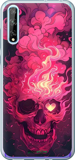 2D пластиковий чехол Череп арт для Huawei P Smart S - 6385t-1813 изображение 