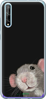 Силиконовый чехол The Peeking Rat для Huawei P Smart S - 6442u-1813 изображение 