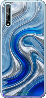 2D пластиковий чехол Liquid Chrome для Huawei P Smart S - 6781t-1813 изображение 