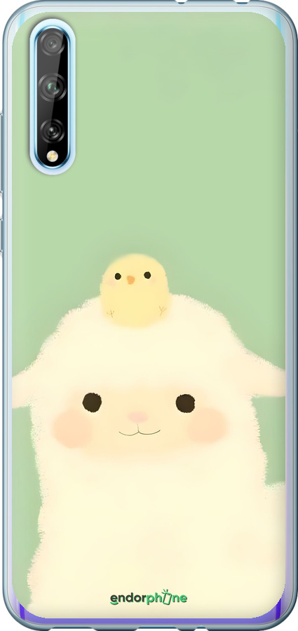 2D пластиковый чехол Барашек и ципленок для Huawei P Smart S - 6369t-1813 изображение 