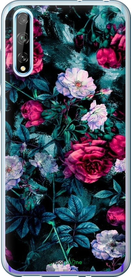 Силіконовий чехол Сад та троянди для Huawei P Smart S - 6483u-1813 изображение 