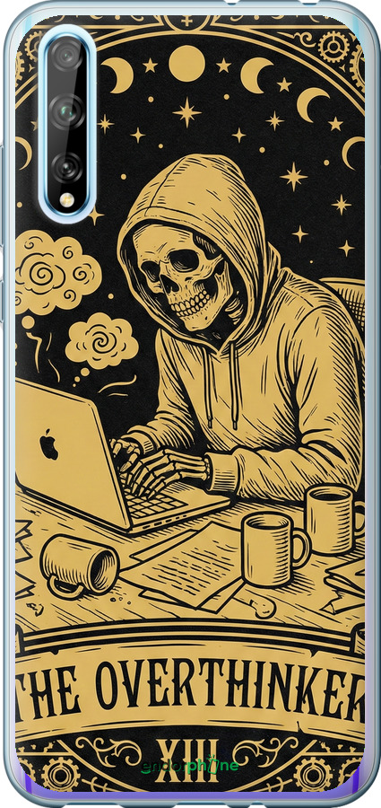 2D пластиковый чехол The Overthinker для Huawei P Smart S - 6774t-1813 изображение 