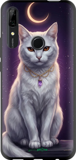 TPU чехол Mystic White Cat Gothic Dark Purple Gold для Huawei Y9 Prime 2019 - 6805b-1736 изображение 