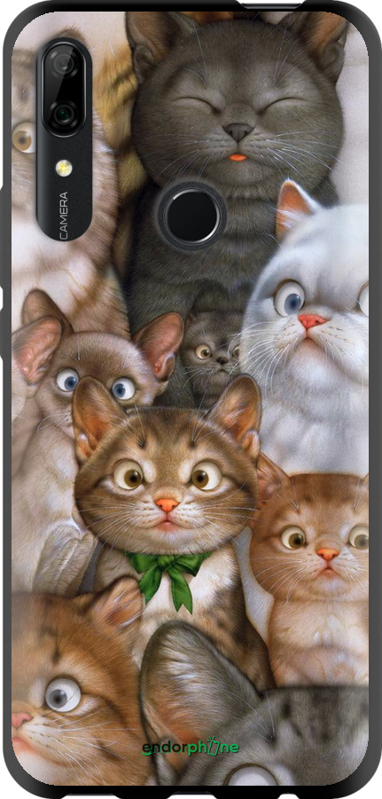 

TPU чорний чохол "Коти" для Huawei Y9 Prime 2019