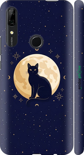 3D пластиковый матовый чехол Cute Cat Celestial/Witchy для Huawei Y9 Prime 2019 - 6787m-1736 изображение 