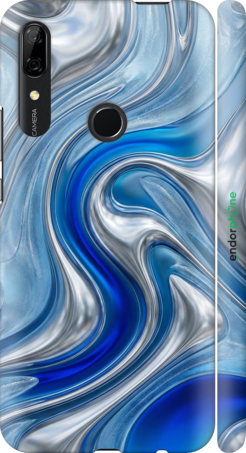 3D пластиковый матовый чехол Liquid Chrome для Huawei Y9 Prime 2019 - 6781m-1736 изображение 