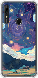 Силіконовий протиударний с посиленими кутами чехол Креативний арт для Huawei Y9 Prime 2019 - 6322sp-1736 изображение 