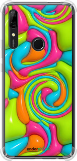 Силіконовий протиударний с посиленими кутами чехол Y2K Jelly Dream для Huawei P Smart Z - 6780sp-1704 изображение 