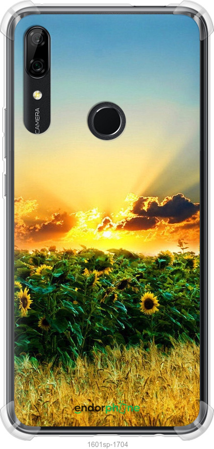

Силіконовий протиударний с посиленими кутами чохол "Україна" для Huawei P Smart Z