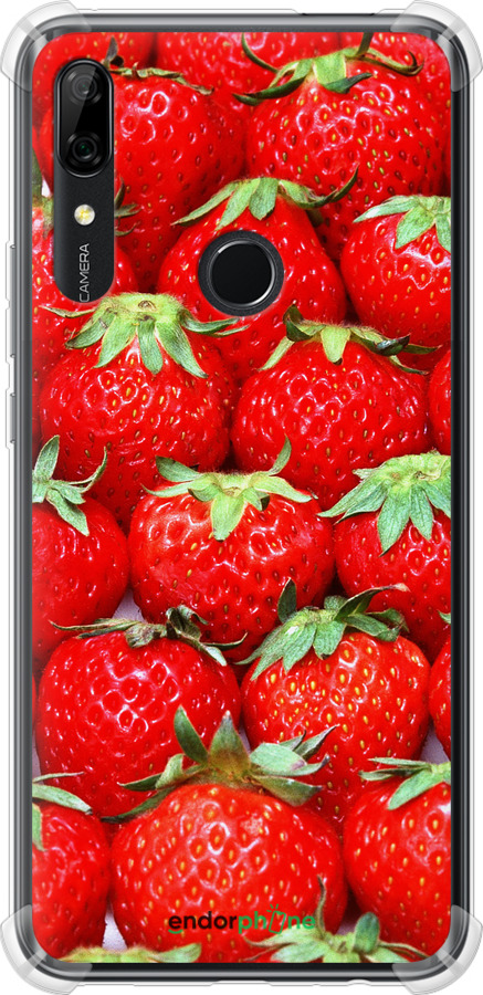 Силикон с усиленными углами чехол Клубника для Huawei P Smart Z - 6020sp-1704 изображение 