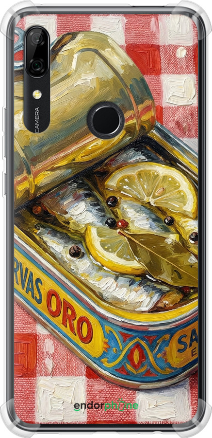 Силіконовий протиударний с посиленими кутами чехол Vintage Sardine Tin Phone для Huawei Y9 Prime 2019 - 6772sp-1736 изображение 