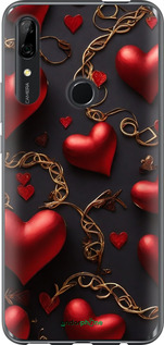 Силіконовий чехол Сердечки для Huawei P Smart Z - 5831u-1704 изображение 