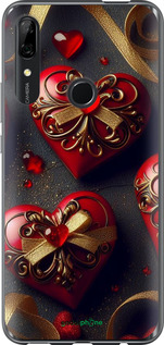 Силіконовий чехол Сердечки v4 для Huawei P Smart Z - 5834u-1704 изображение 