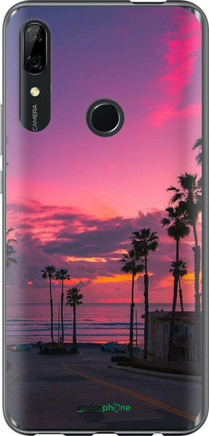 Силіконовий чехол Пальми для Huawei P Smart Z - 5873u-1704 изображение 