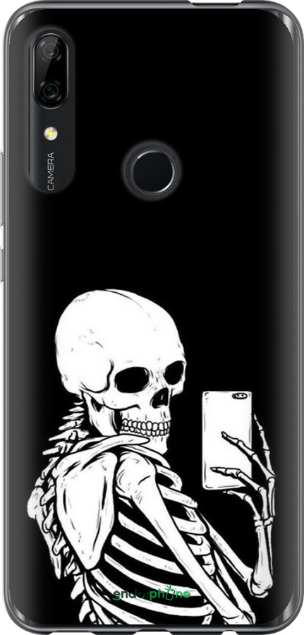 2D пластиковый чехол Скелет делает Selfie для Huawei Y9 Prime 2019 - 6535t-1736 изображение 