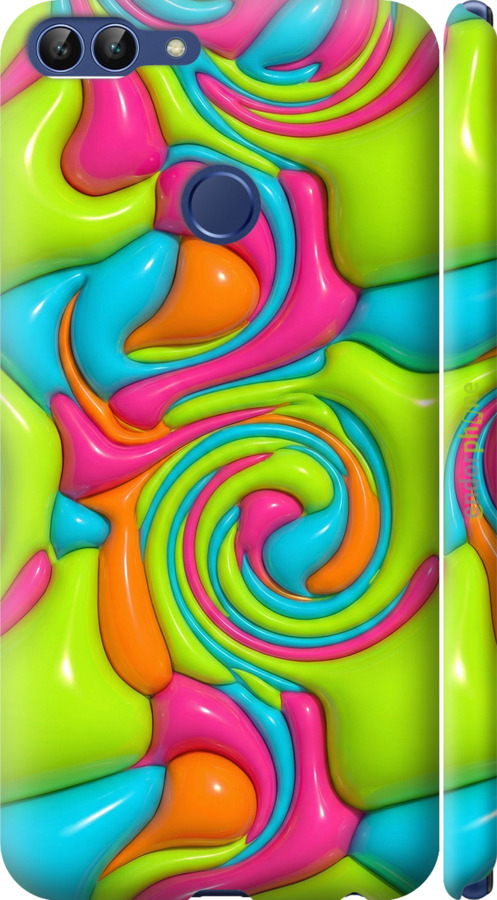 3D пластиковый матовый чехол Y2K Jelly Dream для Huawei P Smart - 6780m-1346 изображение 