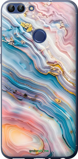 2D пластиковий чехол Мрамор красивый для Huawei P Smart - 6376t-1346 изображение 