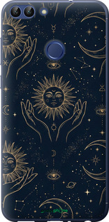 2D пластиковый чехол Celestial Harmony: Sun & Moon Gold Mystic Pattern для Huawei P Smart - 6778t-1346 изображение 
