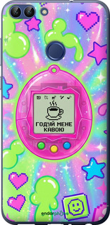 2D пластиковый чехол 'Y2K Aesthetic Retro Pet: Годуй мене кавою' для Huawei P Smart изображение 6