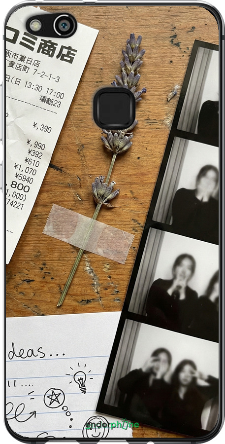 Силиконовый чехол Aesthetic Scrapbook Collage для Huawei P10 Lite - 6773u-896 изображение 