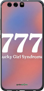 2D пластиковый чехол 'Aesthetic Aura Gradient 777 Lucky Energy' для Huawei P10 Plus изображение 1