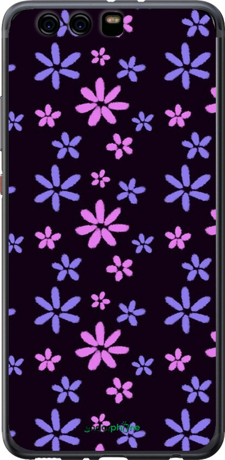 2D пластиковый чехол с  цветами для Huawei P10 Plus - 6258t-963 изображение 