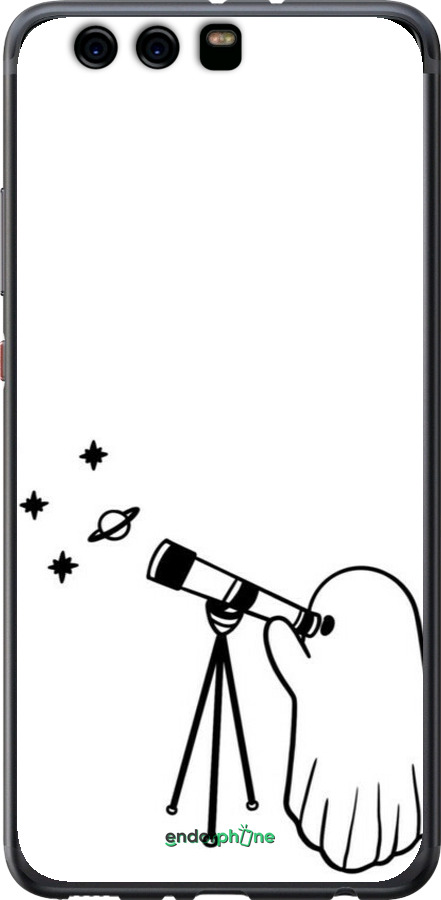 2D пластиковый чехол Привидение астроном для Huawei P10 Plus - 6444t-963 изображение 