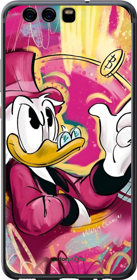 2D пластиковый чехол Скрудж для Huawei P10 - 6283t-780 изображение 