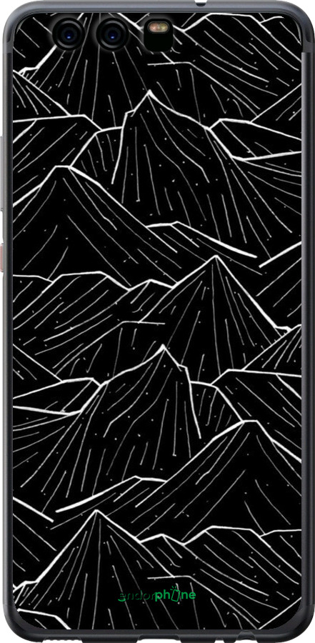 2D пластиковый чехол С изображением Темных гор для Huawei P10 - 6489t-780 изображение 