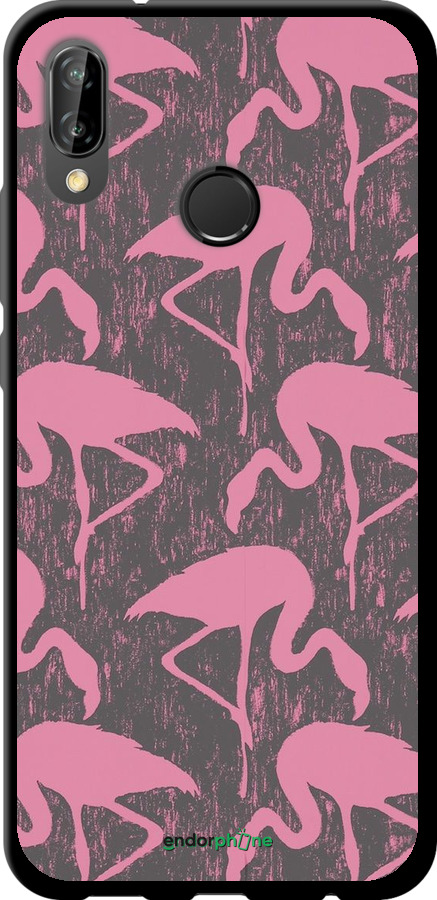 TPU чехол Vintage-Flamingos для Huawei P20 Lite - 4171b-1410 изображение 