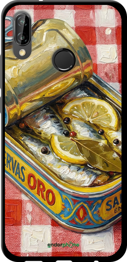 TPU чехол Vintage Sardine Tin Phone для Huawei P20 Lite - 6772b-1410 изображение 