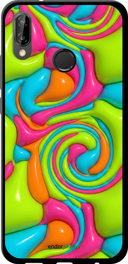 TPU чехол Y2K Jelly Dream для Huawei P20 Lite - 6780b-1410 изображение 