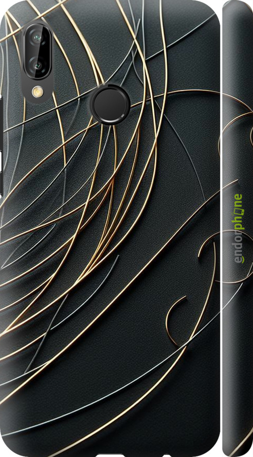 3D пластиковый матовый чехол Связь между мирами для Huawei P20 Lite - 5837m-1410 изображение 