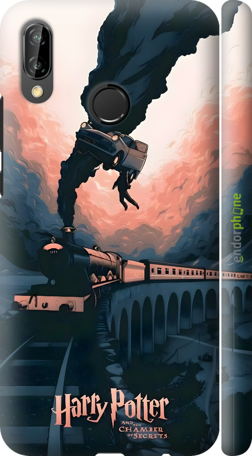 3D пластиковый матовый чехол Гарри Поттер для Huawei P20 Lite - 6331m-1410 изображение 
