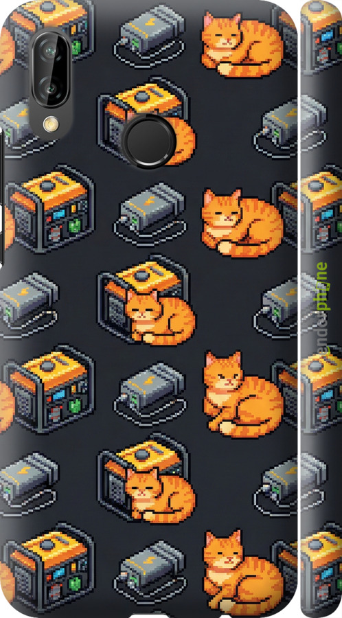 3D пластиковый матовый чехол Autonomous Zone для Huawei P20 Lite - 6771m-1410 изображение 