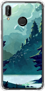 Силикон с усиленными углами чехол № 5424 для Huawei P20 Lite - 5424sp-1410 изображение 